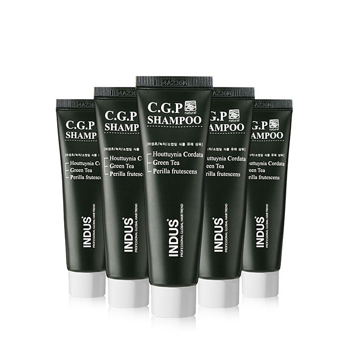 [인더스] 인더스 씨지피 천연샴푸 25ml (어성초/녹차/자소엽 천연)